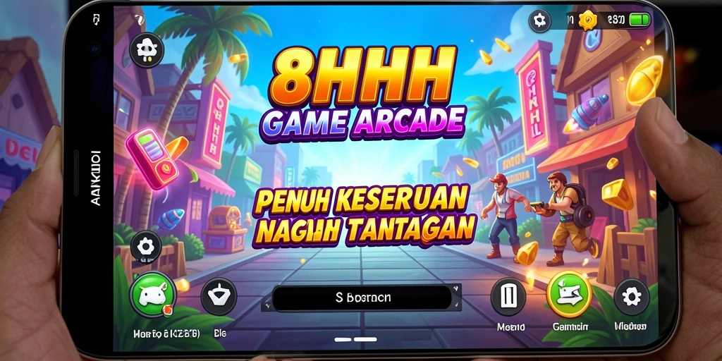 Gambaran gameplay seru dalam 8HHH yang menantang.