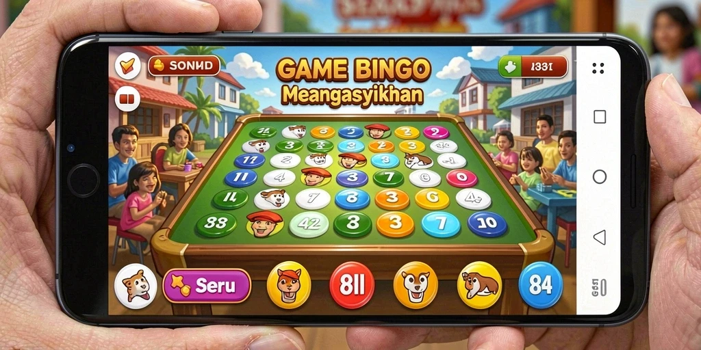 Tampilan gameplay seru dalam permainan Bingo 8II.