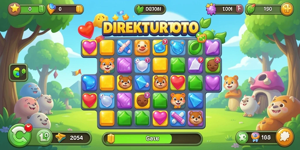 Tampilan gameplay seru dari DIREKTURTOTO yang memikat dan penuh warna.