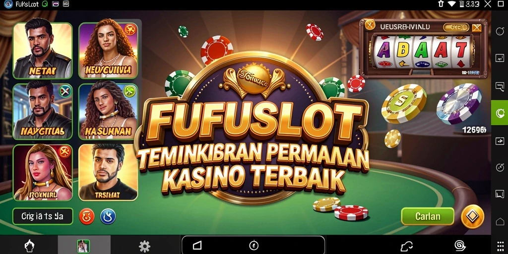 Tampilan screenshot gameplay FUFUSLOT menampilkan serunya permainan kasino.