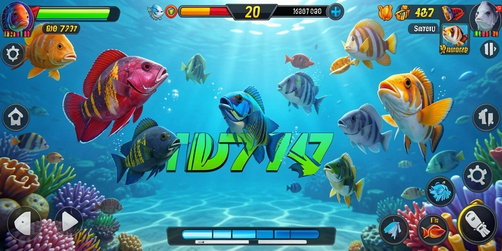 Gameplay seru dan menantang di ID777 saat menembak ikan.