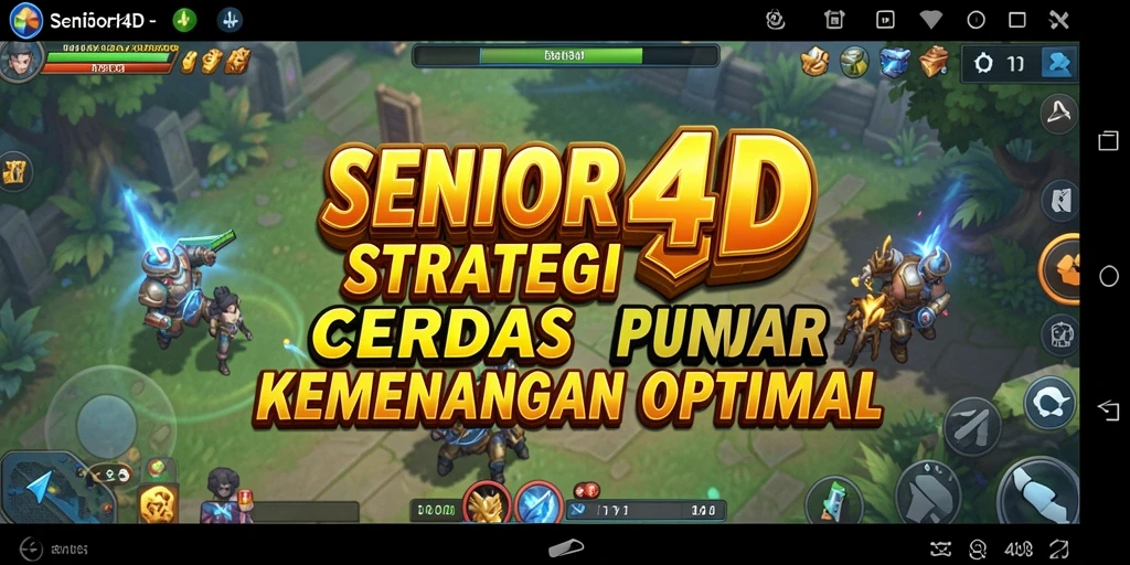 Screenshot gameplay SENIOR4D yang menunjukkan strategi dalam aksi.