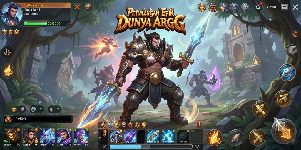 Tampilan gameplay seru dalam dunia ARPG yang penuh aksi.